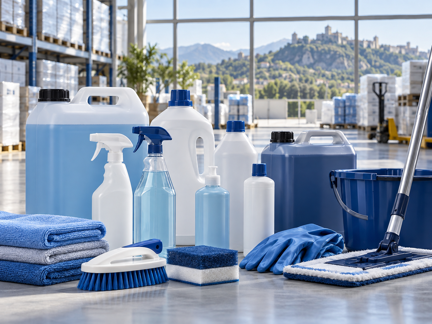 Detergenti e attrezzature per la pulizia professionale